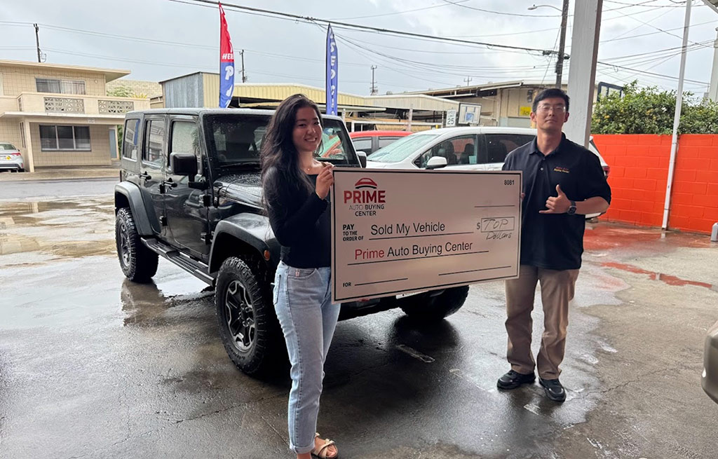 Happy customer sold Jeep for cash